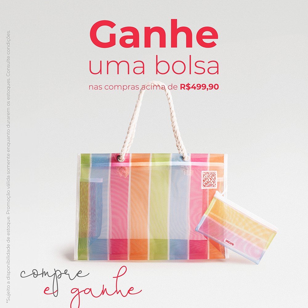 Natal com Estilo Anacapri: Ganhe uma Bolsa de Praia Exclusiva!