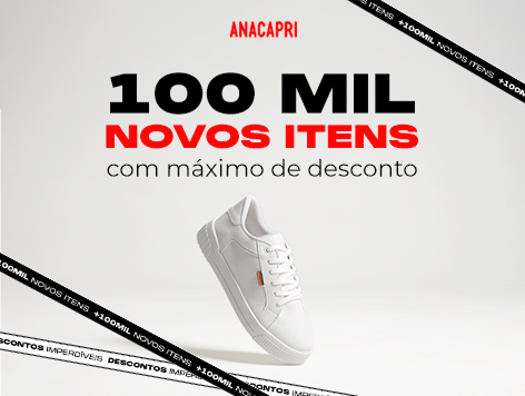 100 mil itens novos com máximo desconto