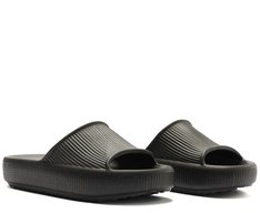 Chinelo Nuvem Texturizado Injetado Preto