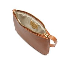 Bolsa Tiracolo Pequena Cordão Entrelaçado Marrom