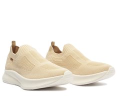 Tênis Slip on Chunky Knit Nude