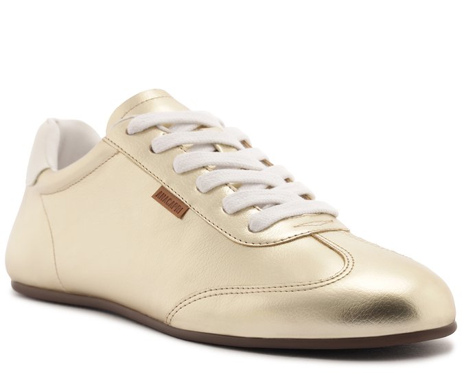 Tênis Slim Dourado