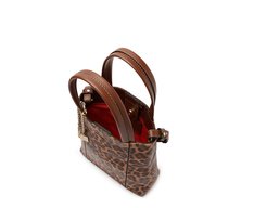 Bolsa Tote Média Madri Chaveiro Animal Print