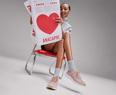 Tênis Sporty Knit Rosa