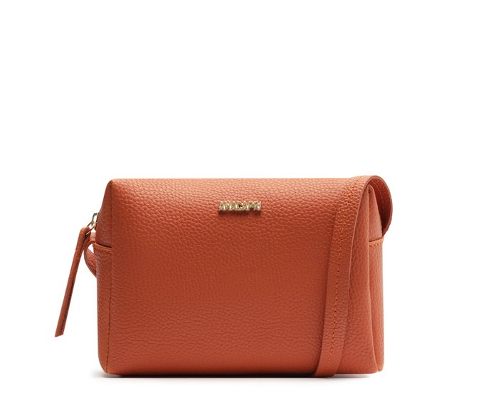 Bolsa Tiracolo Média Arredondada Laranja