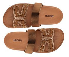 Papete Tira H Glam Marrom