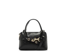 Bolsa Tote Pequena Detalhe Gancho Preto