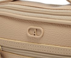 Bolsa Tiracolo Pequena Bolso Frontal Barbicacho Bege