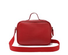 Bolsa Tiracolo Média Bolso Frontal Vermelha
