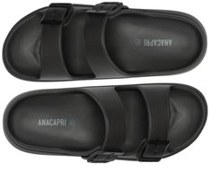 Chinelo Birken Preto Fivela Injetado Eva