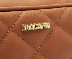 Bolsa Tiracolo Média Metalassê Triangular Marrom