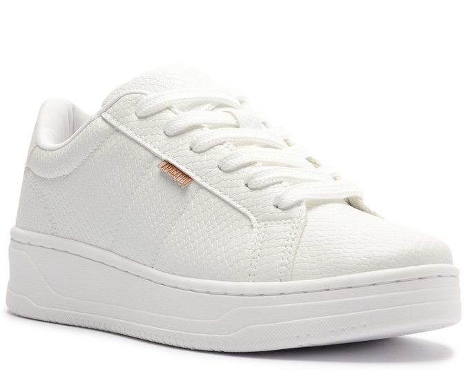 Tênis Sola Alta Casual Branco