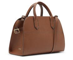 Bolsa Tote Grande Zíper Helena Marrom