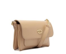 Bolsa Tiracolo Pequena Aurora Bege