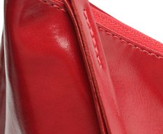 Bolsa Tote Grande Hobo Zíper Vermelha