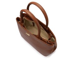 Bolsa Tote Grande Velvet Marrom
