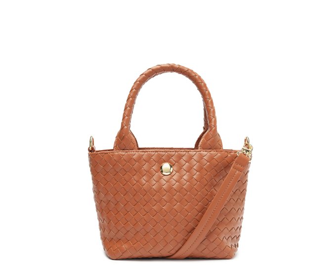 Bolsa Tote Média Metalassê Marrom