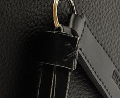 Bolsa Tote Grande Chaveiro Removível Preta