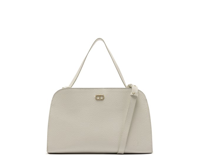 Bolsa Tote Média Retangular Branca