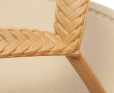 Chinelo De Dedo Palha Injetado Bege