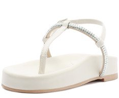 Papete Slim Tira Glam Branca