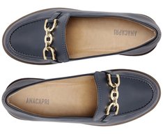 Mocassim Classico Bridão Azul