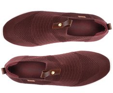Tênis Slip On Streech Jogging Knit Roxo