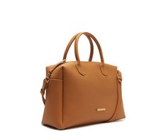 Bolsa Tote Média Arredondada Marrom