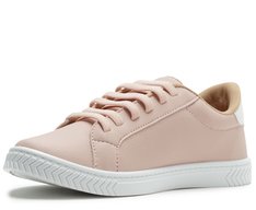 Tênis Cami Rosa Detalhe Branco