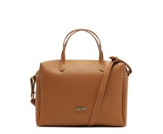 Bolsa Tote Média Maxxi Arredondada Marrom