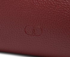 Bolsa Tiracolo Média Merlot Vermelha