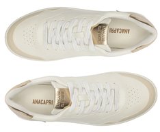 Tênis de Amarrar Branco e Dourado Nati