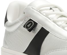 Tênis Recortes Nylon Prata