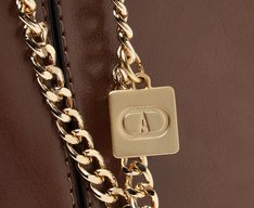 Bolsa Tote Média Madri Chaveiro Marrom