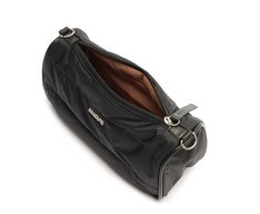 Bolsa Tiracolo Média Puffer Preta