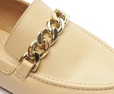 Mocassim Corrente Minimal Bege