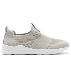 Tênis Slip On Streech Jogging Knit Cinza