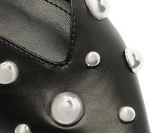 Mule Maxi Tachas Com Tira Preta