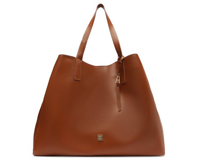 Bolsa Shopping Grande Urbana Marrom