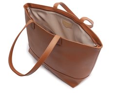 Bolsa Shopping Grande Sofisticada Marrom Caramelo