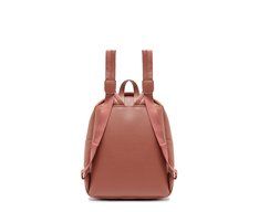 Mochila Média Zíper Frontal Rosa