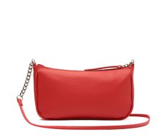 Bolsa Tiracolo Média Snake Vermelha