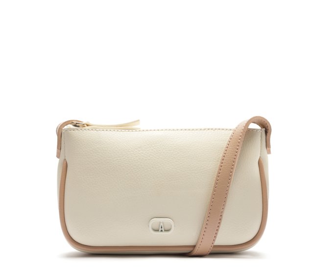Bolsa Tiracolo Pequena Cápsula Mono Branca