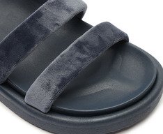 Papete Anatômica Tiras Veludo Azul