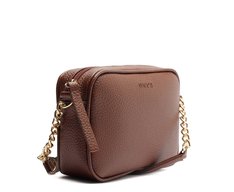 Bolsa Tiracolo Pequena Essencial Marrom