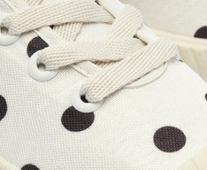 Tênis Alê Petit Poa Branco