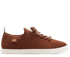 Tênis Knit Minimal Anacapri Marrom