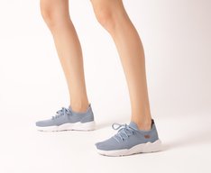 Tênis Sporty Knit Azul