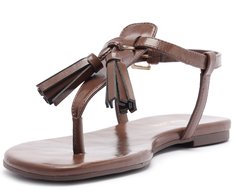 Rasteira Slim Detalhe Marrom Cinammon