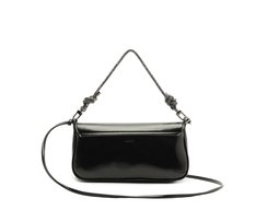 Bolsa Tiracolo Média Alça Glam Preta